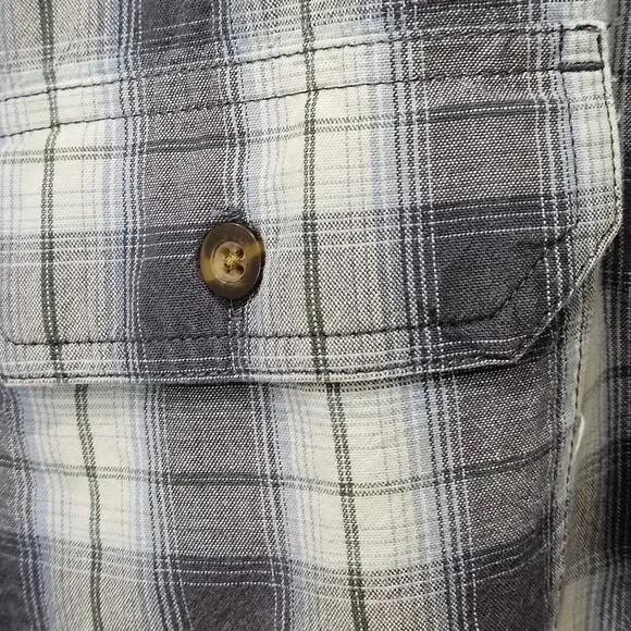 Men's Short Sleeve Carhartt Button Down Shirt Size XL - Picture 7 of 11